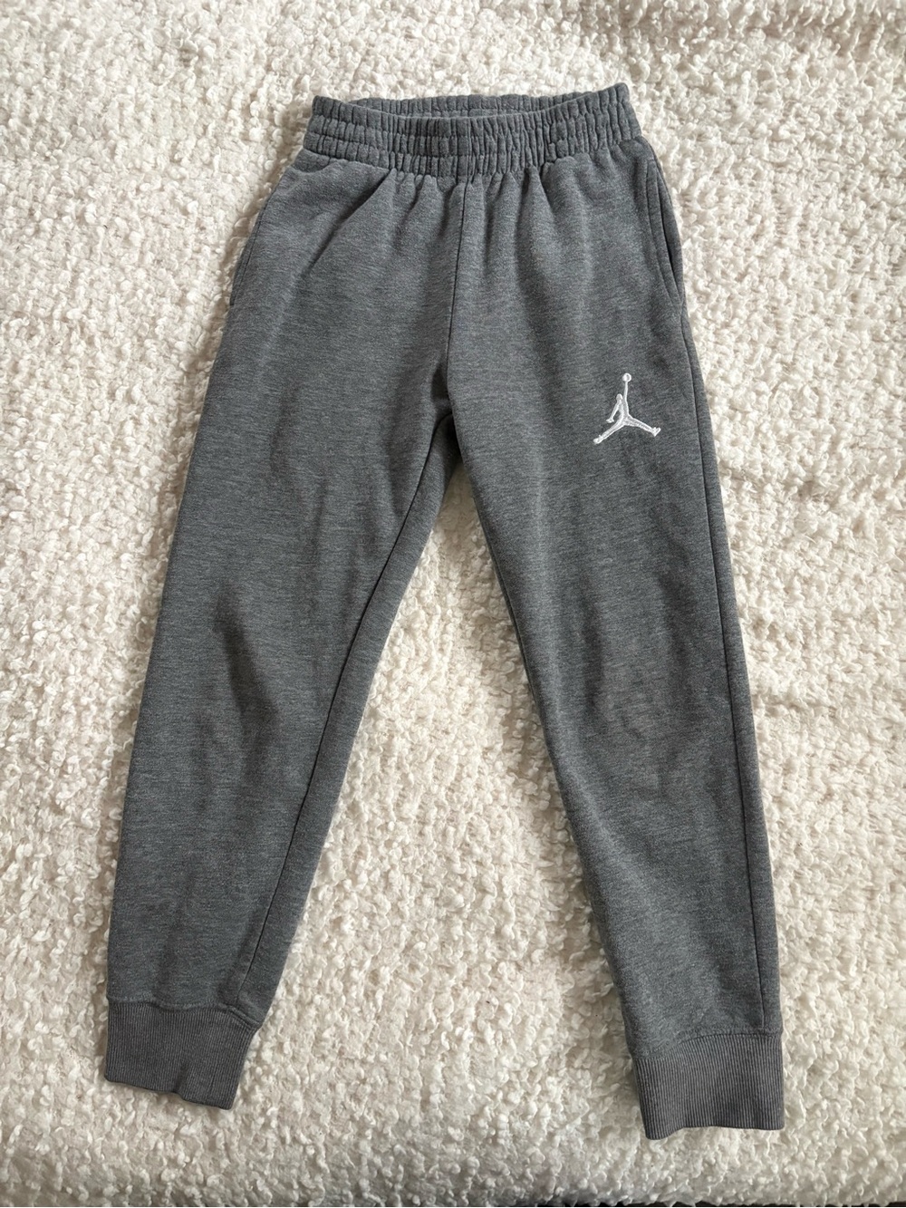 Air Jordan Gray Sweatpants Youth Size S Joggers Kids Jumpman